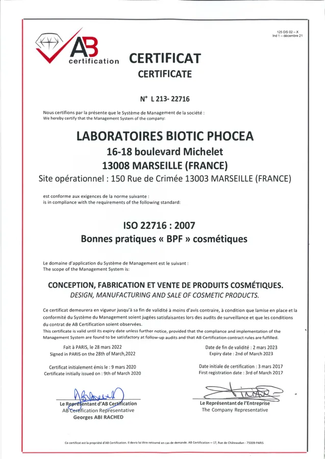 ISO 22716 BPF Ranska PDF